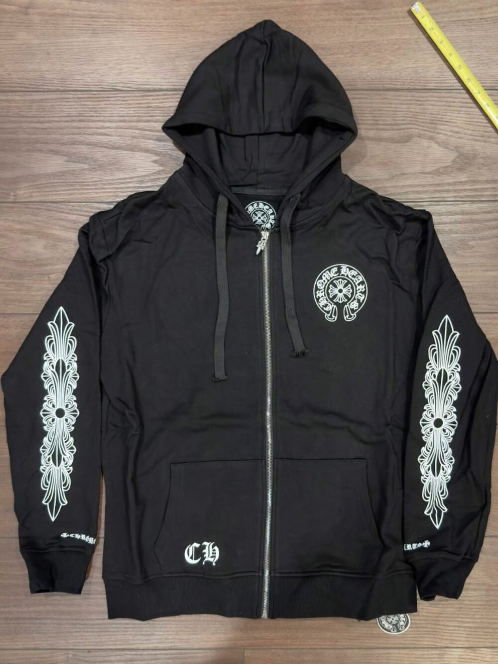 Chrome hearts zip up hoodie